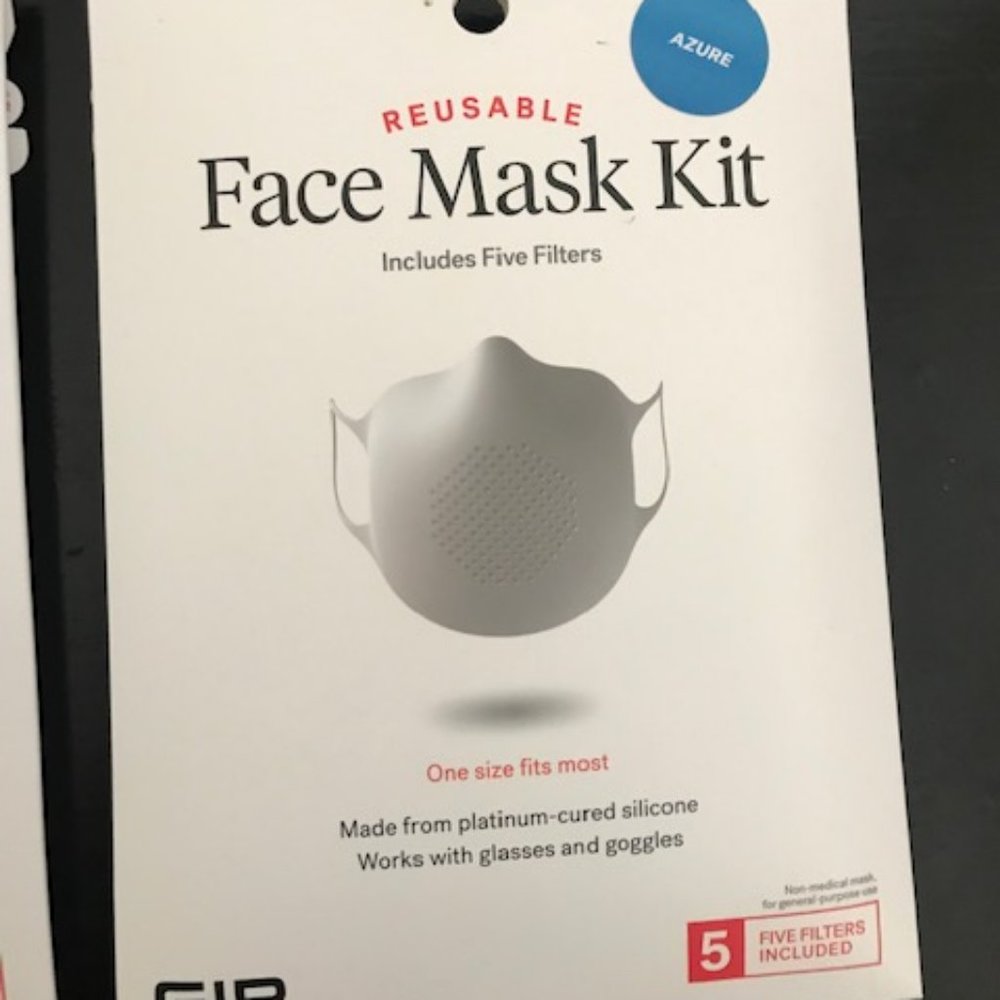 BRAND NEW UNOPENED GIR Silicone FACE Mask Kits Azure Reusable